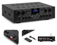 Wzmacniacze - Power Dynamics Wzmacniacz audio PV240BT 4 strefowy 400W BT USB SD FM pilot one size - miniaturka - grafika 1