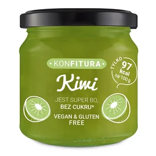 Devaldano Konfitura kiwi bez cukru 190 g - Konfitury, marmolady, powidła - miniaturka - grafika 1