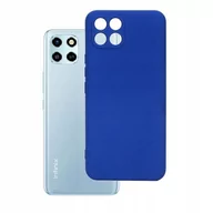 Etui i futerały do telefonów - Etui Do Infinix Smart 6 Hd X6512 Silicon Case Niebieskie Pokrowiec Obudowa Futerał Guma - miniaturka - grafika 1