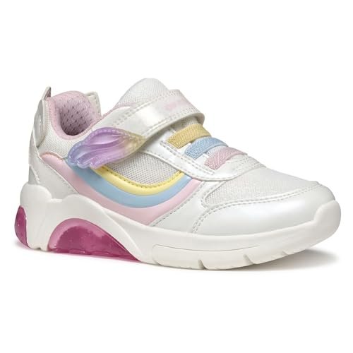 Geox J Fadinlight Girl A dziewczęce sneakersy, Kolor: wielokolorowy, 31 EU