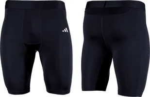 Adidas Spodenki męskie adidas Techfit Aeroready Short Tight granatowe HP0615 S - Bielizna sportowa męska - miniaturka - grafika 1