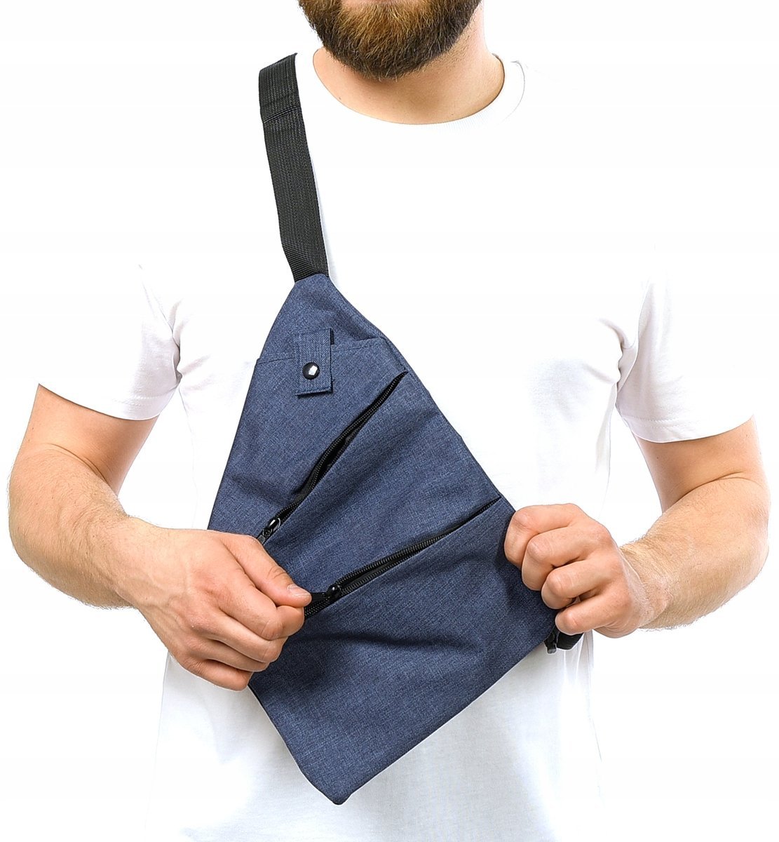 MĘSKA LEKKA TORBA 49 GR NA RAMIĘ PAKO JEANS