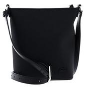 Torebki damskie - Lacoste NF4165DB, Damska torba Crossover Bag, czarna, czarny - miniaturka - grafika 1