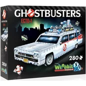 Puzzle - Wrebbit puzzle 3D 280 el Ghostbusters ECTO-1 Nowa - miniaturka - grafika 1
