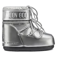 Kozaki damskie - Damskie Buty zimowe MOON BOOT MOON BOOT CLASSIC LOW GLANCE 14093500002 – Srebrny - miniaturka - grafika 1