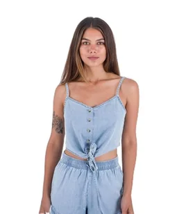 Hurley Tank top damski - Jackson Blue - Koszulki i topy damskie - miniaturka - grafika 1