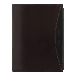 Portfel skórzany w kolorze brązowym EM 28 - EM Men's Accessories - Portfele - miniaturka - grafika 1