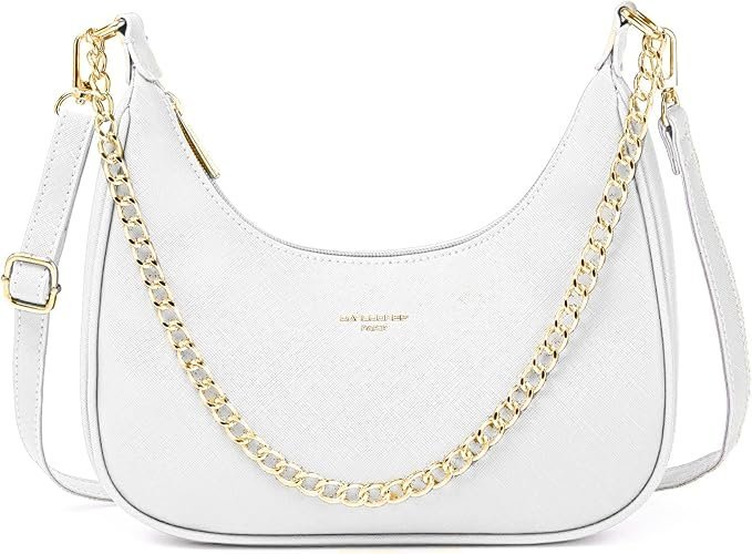 DAVID JONES Torebka damska listonoszka wizytowa pasek łańcuszek na ramię