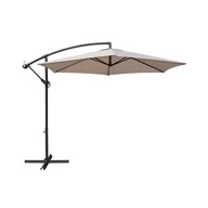 Parasole ogrodowe - Parasol boczny 300 cm stal/poly cappucino - miniaturka - grafika 1