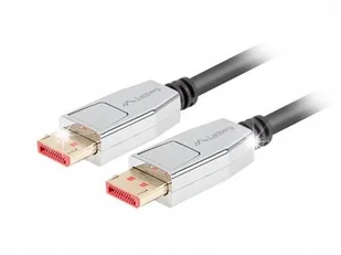 Przewód DisplayPort Lanberg 1,8 m czarny - Kable komputerowe i do monitorów - miniaturka - grafika 1