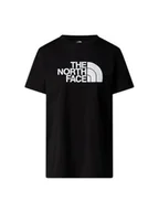 Koszulki i topy damskie - The North Face Damskie S/S Relaxed Easy Koszulka Black XL - miniaturka - grafika 1