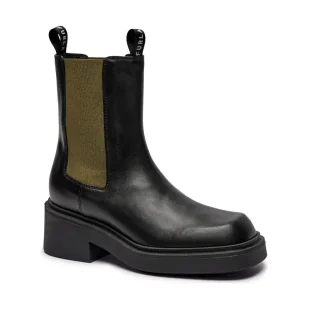 Furla Skórzane sztyblety na słupku FURLA COLLEGE CHELSEA - Sztyblety damskie Furla Skórzane sztyblety na słupku FURLA COLLEGE CHELSEA - Sztyblety damskie - miniaturka - grafika 1