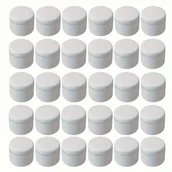 Pozostałe akcesoria kosmetyczne - TEMU 30 szt. 30g Białe Plastikowe Słoiczki Kosmetyczne Puste Pojemniki na Makijaż do Podróży – Pudełko z Próbkami - miniaturka - grafika 1