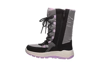 Lurchi Kimba-Sympatex śniegowce dziewczęce, Szary Purple, 33 EU Weit - Śniegowce damskie - miniaturka - grafika 1