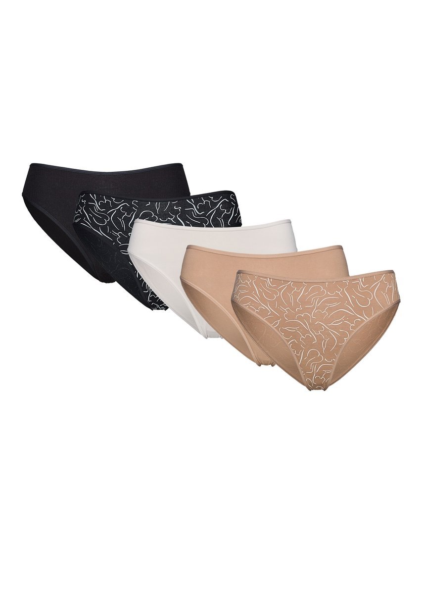 Majtki figi MIA-MIA 5-pak Esotiq mix kolorów L