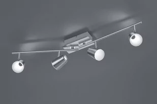 Trio Oświetlenie NARCOS reflektor LED Nikiel matowy, 4-punktowe 873110407 - Lampy sufitowe - miniaturka - grafika 1