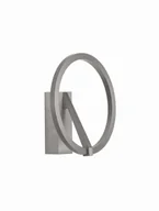 Lampy ścienne - ZUDANEZ LE44768 Nowoczesna lampa ścienna z aluminiowym pierścieniem - miniaturka - grafika 1