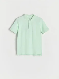 Reserved - T-shirt polo - jasnozielony - Koszulki dla chłopców - miniaturka - grafika 1