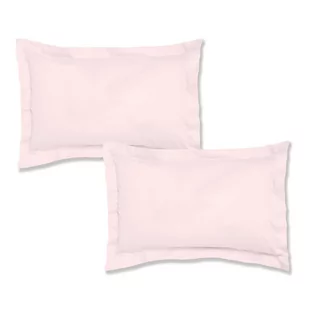 Zestaw 2 bawełnianych poszewek na poduszki Bianca Oxford Blush, 50x75 cm - Poszewki na poduszki - miniaturka - grafika 1