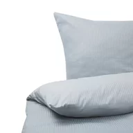 Pościel - Komplet Pościeli Bawełnianej Satynowej W Paski 200 X 220 Cm Szary Avondale - miniaturka - grafika 1