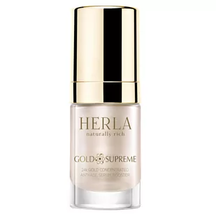 Herla Herla 24k Gold Concentrated Anti Age Serum Booster Skoncentrowane serum odmładzające 15 ml - Serum do twarzy - miniaturka - grafika 1