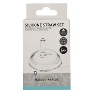 Chusty do noszenia dzieci - Słomka Silikonowa Do Butelek Treningowych - Marcus & Marcus - miniaturka - grafika 1