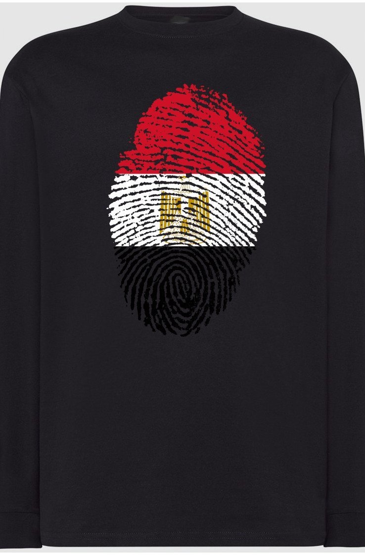 Egipt Odcisk Palca Flaga Longsleeve Rozm.L