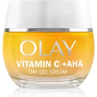 Kremy do twarzy - Olay Vitamin C + AHA Day Gel Cream nawilżający krem-żel do twarzy 50 ml - miniaturka - grafika 1