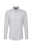 Koszule męskie - Seidensticker Męska koszula 655620, jasnoszara, 40 - miniaturka - grafika 1