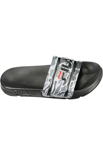 KAPCIE MĘSKIE FILA CZARNE - Klapki i japonki męskie - miniaturka - grafika 1