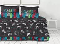 Pościel - Pościel 160x200 bawełna Gamer Premium Bielbaw - miniaturka - grafika 1