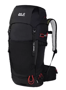 Plecak Trekkingowy Jack Wolfskin Wolftrail 34 Recco - Black - Plecaki - miniaturka - grafika 1