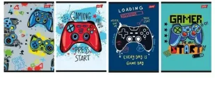 Zeszyt A5/16K linia Gamepad (15szt) - ST-MAJEWSKI - Zeszyty szkolne - miniaturka - grafika 1