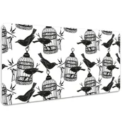 Podkładki na biurko - Podkładka na biurko Klatki ptaków 100x50 cm - miniaturka - grafika 1