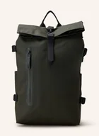 Torby na laptopy - Rains Plecak Rolltop Large Z Przegrodą Na Laptop gruen - miniaturka - grafika 1