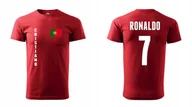 Koszulki sportowe damskie - Koszulka damska PORTUGALIA CRISTIANO RONALDO 7 - miniaturka - grafika 1