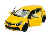 Samochody i pojazdy dla dzieci - WELLY RENAULT CLIO RS ŻÓŁTY 1:34 SAMOCHÓD NOWY METALOWY MODEL - miniaturka - grafika 1
