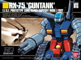 Gundam - Hguc 1/144 Rx-75 Guntank E.F.S.F. Mobile Suit - Model Kit - Figurki dla dzieci - miniaturka - grafika 1