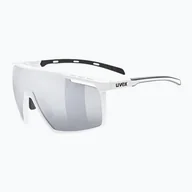 Okulary przeciwsłoneczne - Okulary przeciwsłoneczne UVEX Mtn Perform white mat/mirror silver - miniaturka - grafika 1