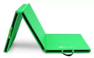 Hop-sport Materac gimnastyczny składany miękki z rzepami 5cm - zielony - Wyposażenie sportowe i gimnastyczne Hop-sport Materac gimnastyczny składany miękki z rzepami 5cm - zielony - Wyposażenie sportowe i gimnastyczne - miniaturka - grafika 1