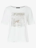 Koszulki i topy damskie - More & More Koszulka w kolorze srebrno-białym - miniaturka - grafika 1