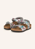 Sandały damskie - Birkenstock Sandały Rio silber - miniaturka - grafika 1