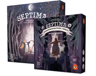 Pakiet: Septima, Septima: Zmiennokształtność i Omeny - Barbara Bernat, Villo Farkas - gra planszowa - Gry planszowe - miniaturka - grafika 1