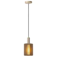 Lampy sufitowe - Lampa nad stół wisząca Lambres 45410/15/41 Lucide metalowa szara - miniaturka - grafika 1