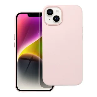 OEM Leather Mag Cover do iPhone 14 różowy - Etui i futerały do telefonów - miniaturka - grafika 1
