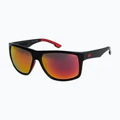 Okulary przeciwsłoneczne - Okulary przeciwsłoneczne męskie Quiksilver Transmission black ml red - miniaturka - grafika 1