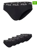 Majtki męskie - Fila Slipy (5 par) w kolorze czarnym - miniaturka - grafika 1