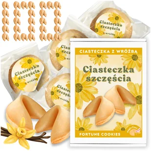 Ciasteczka Szczęścia z Wróżbą Magiczne Ciastko Przeznaczenia dla gości 100 - Pieczywo chrupkie - miniaturka - grafika 1