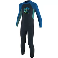 Pianki do pływania - O'Neill Wetsuits Dziecięcy kombinezon dziecięcy Reactor II zapinany na zamek błyskawiczny pełny kombinezon, łupkowy/lekki wody/ocean, rozmiar 6 - miniaturka - grafika 1