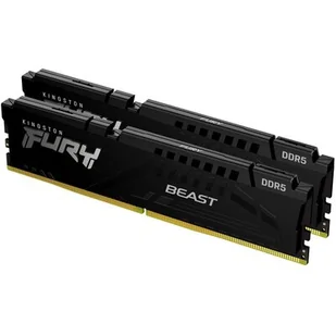 Kingston Fury Beast Black 16GB 2x8GB 6000MHz DDR5 CL40 KF560C40BBK2-16 - Pamięci RAM - miniaturka - grafika 1